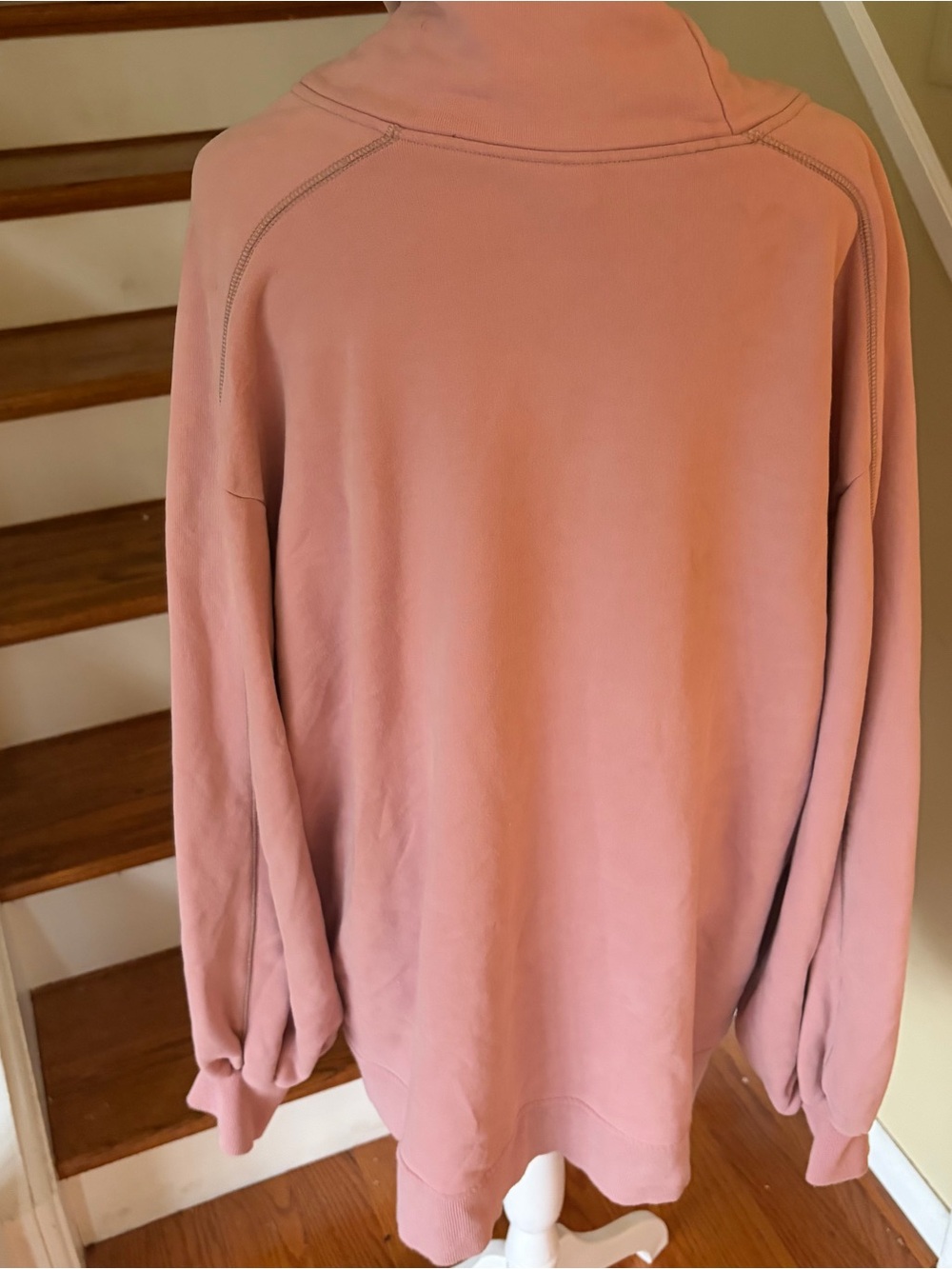 NAP Loungewear Pink Relaxed Hoodie XL Oversized Cozy Pullover Comfy Chic Travel - Picture 3 of 11